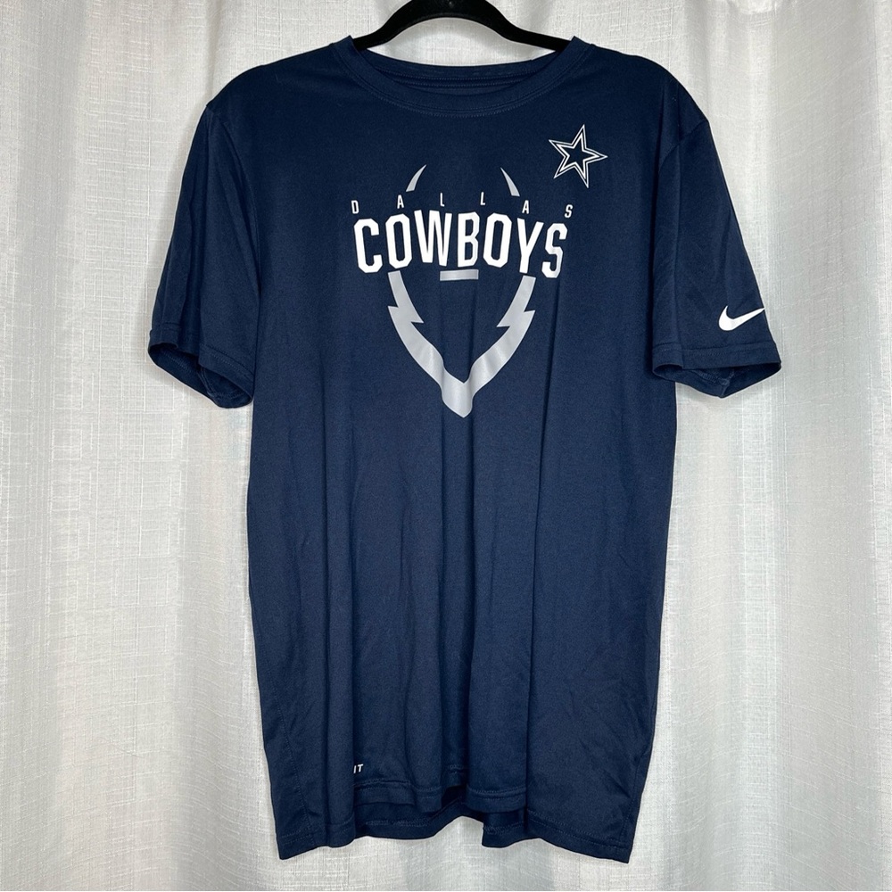 Men’s Nike NFL cowboys shirt size large navy nwot